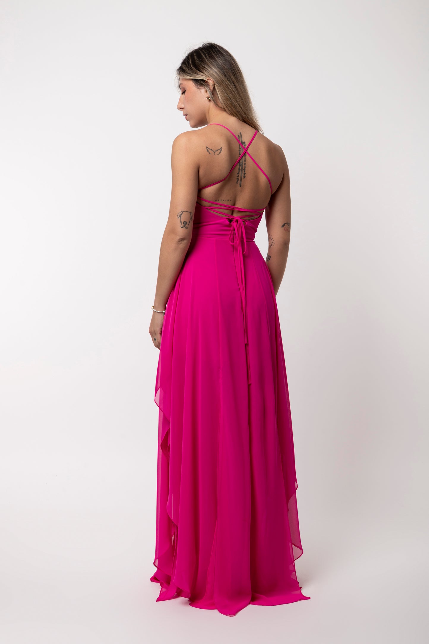 Αέρινο maxi φόρεμα για γάμο & βάπτιση