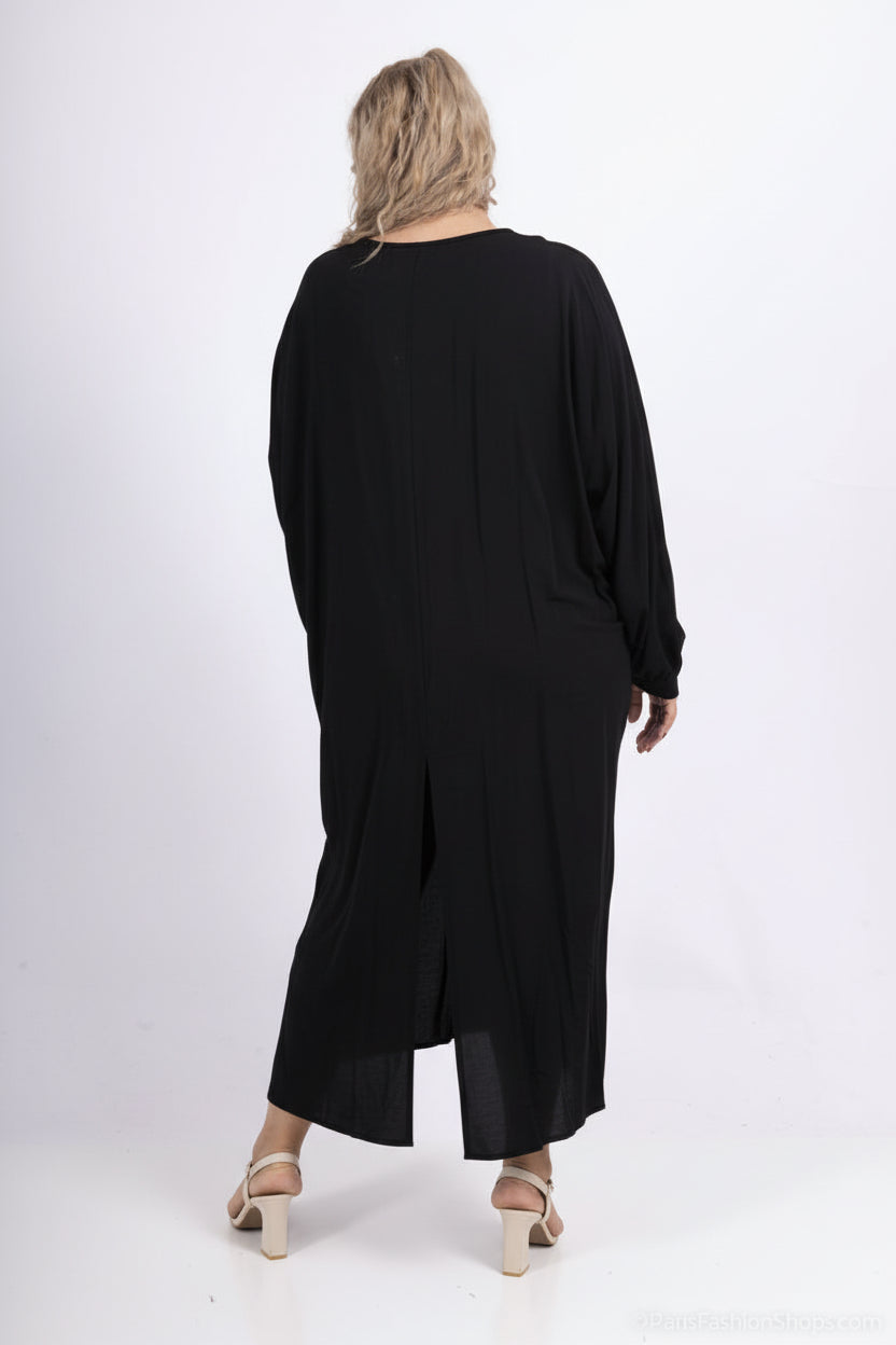 Plus Size Πουκαμισοφόρεμα Μίντι 42-48