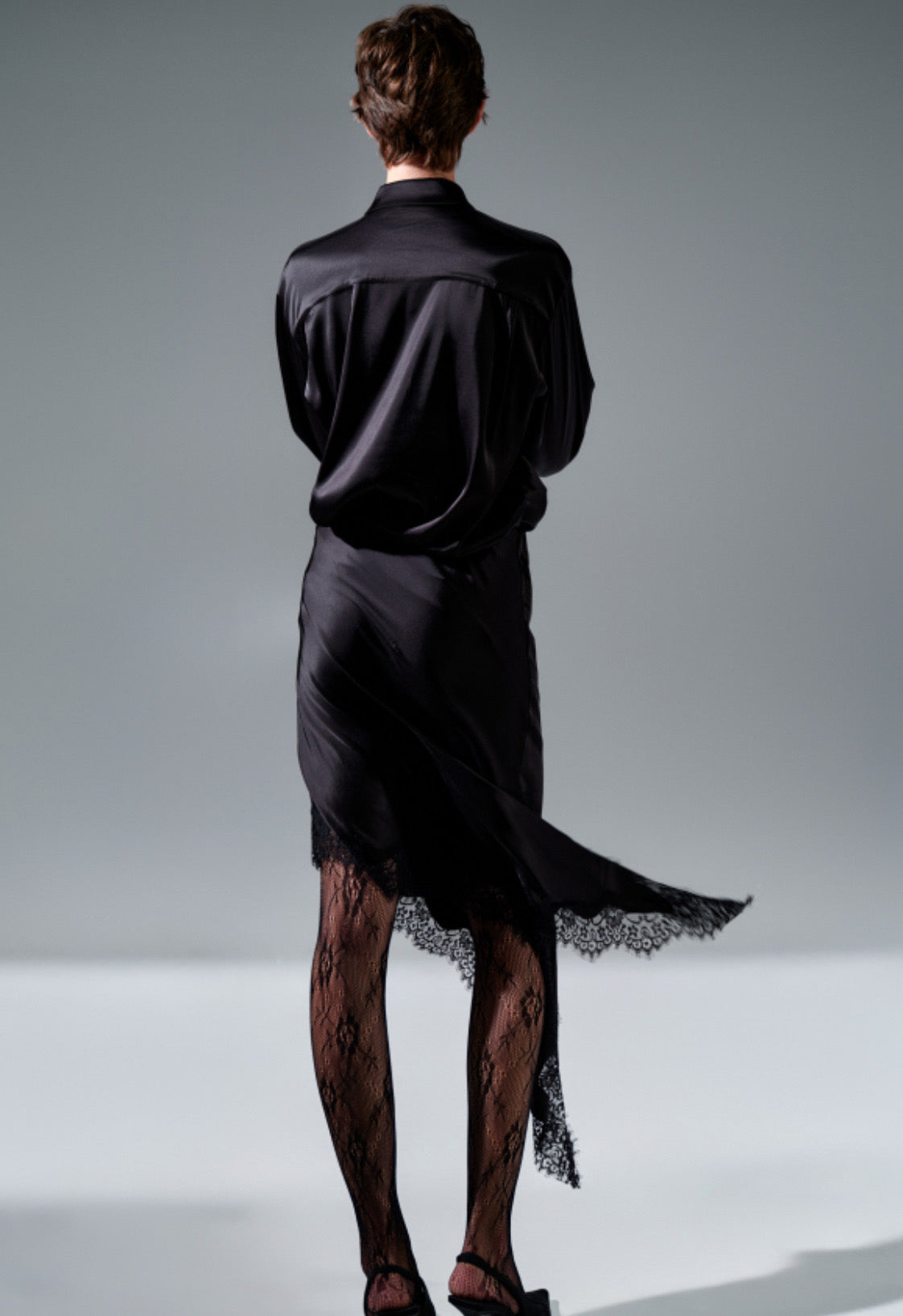 Σατέν Ασύμμετρη Φούστα Κόκκινη - Satin Asymmetric Skirt