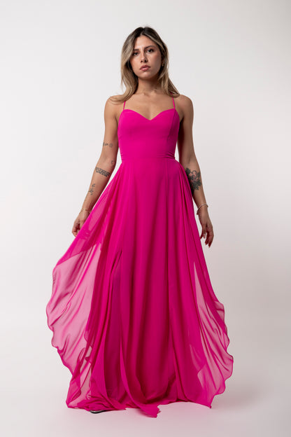 Αέρινο maxi φόρεμα για γάμο & βάπτιση