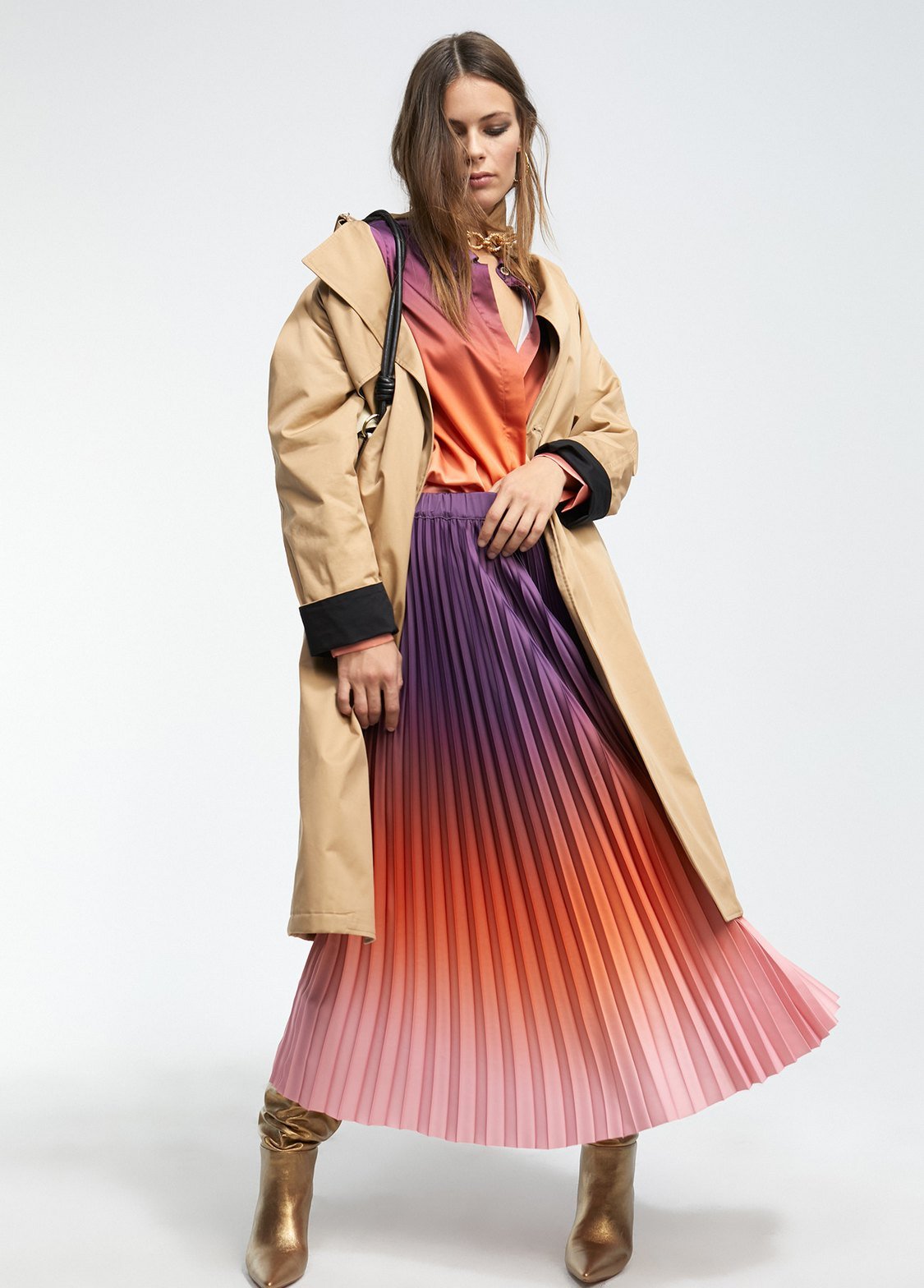 Midi Πλισέ Φούστα Lola Casademunt