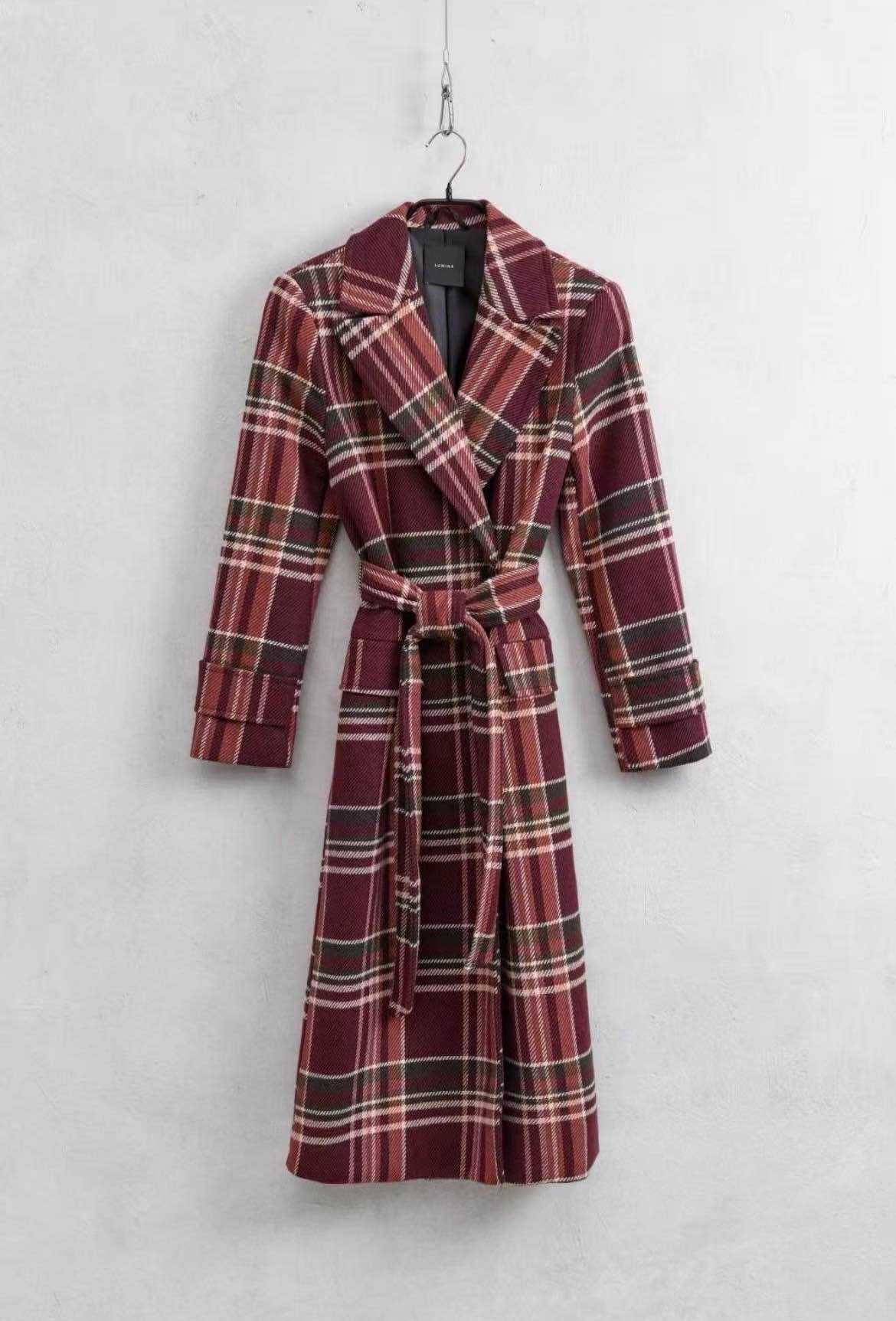 Παλτό Καρό Γυναικείο - Κλασικό Χειμωνιάτικο