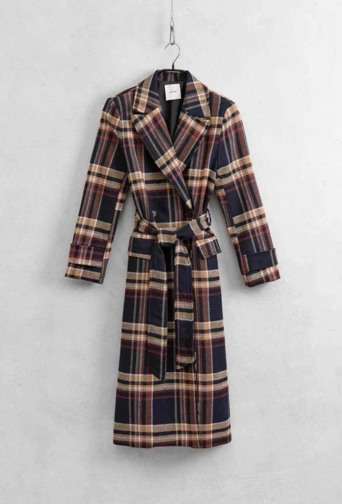 Παλτό Καρό Γυναικείο - Κλασικό Χειμωνιάτικο