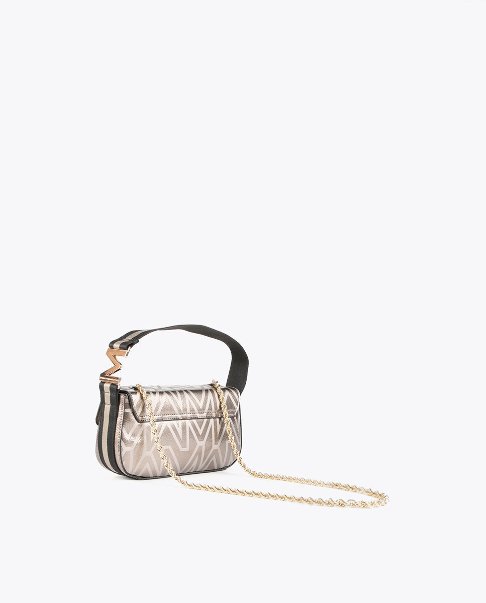 Γκρι Τσάντα Ώμου  με Αλυσίδα Lola Casademunt