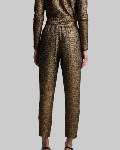 Χρυσό Μεταλλικό Παντελόνι Γυναικείο – Lola Casademunt