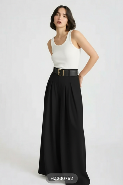 Φαρδιά παντελόνα ψηλόμεση