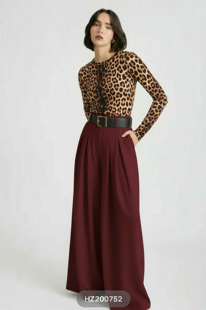 Φαρδιά παντελόνα ψηλόμεση