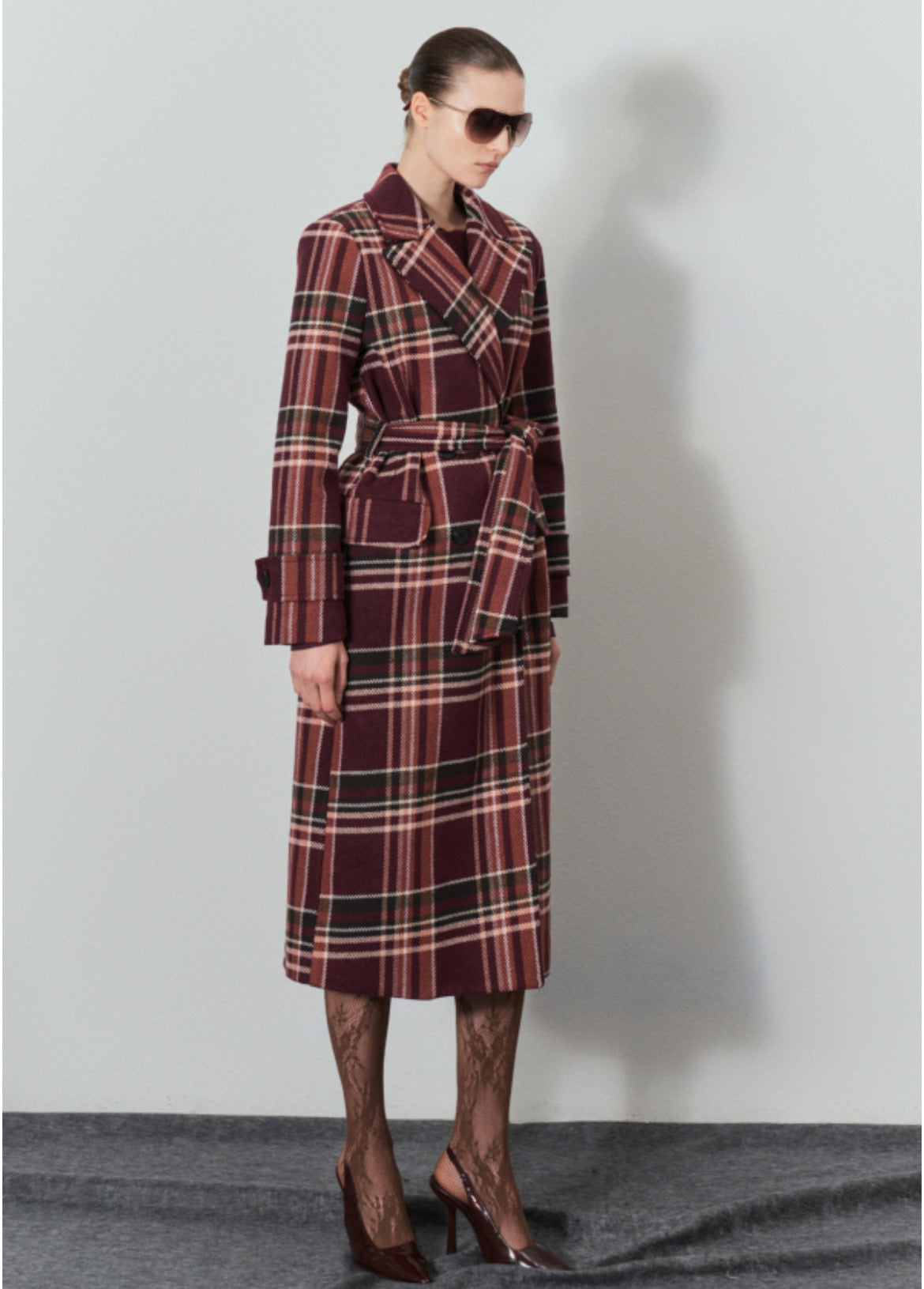 Παλτό Καρό Γυναικείο - Κλασικό Χειμωνιάτικο