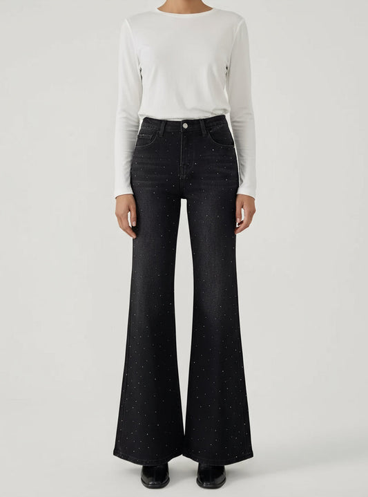 Μαύρο τζιν με στρας