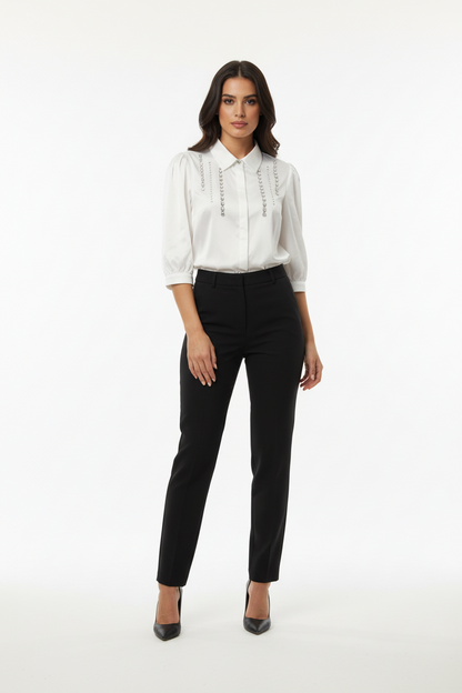 Πουκάμισο με Κοντό Μανίκι Λευκό - Short Sleeve Shirt