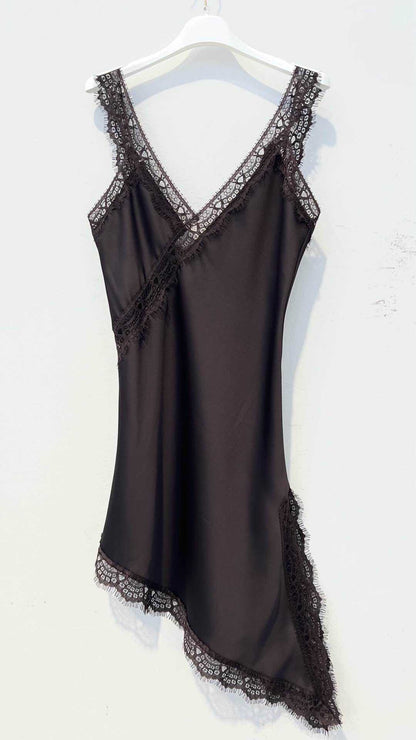 Elegant σατέν top δαντέλα γυναικεία ρούχα Λάρισα premium fashion