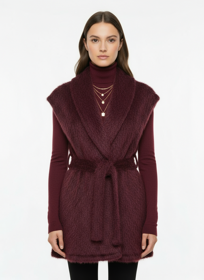 Αμάνικο γούνινο γιλέκο