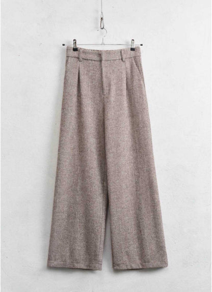 Μάλλινο Παντελόνι σε Wide Leg Γραμμή