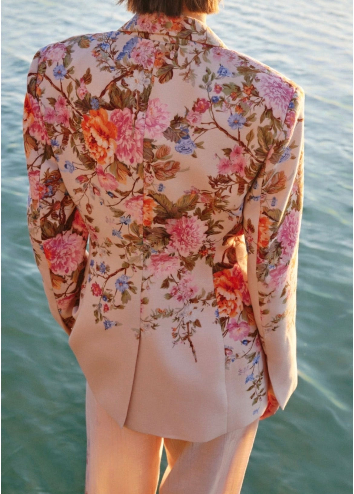 Lumina Κοστούμι Floral Σακάκι & Παντελόνι για ορκομωσία - βάφτιση