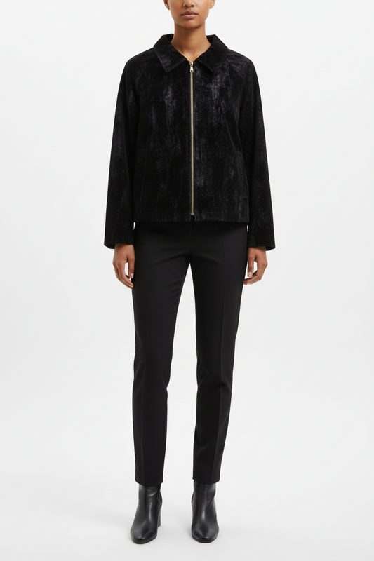 Jacket Τύπου Suede Καφέ - Suede Effect Jacket