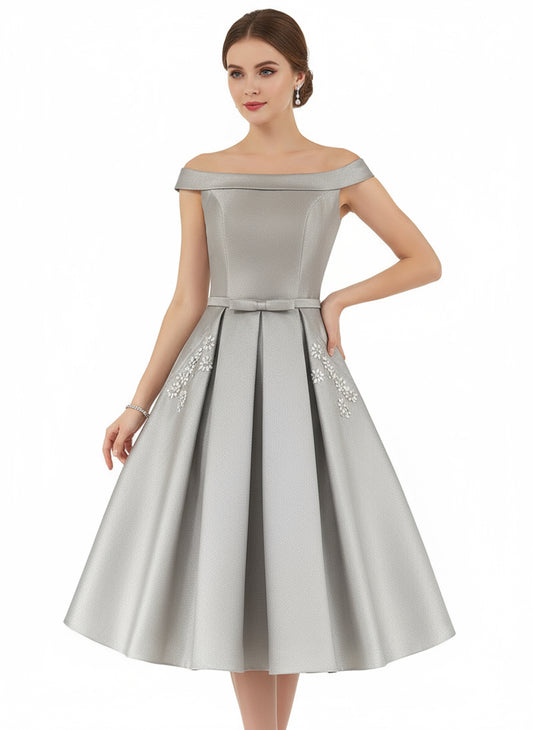 Φόρεμα εποχής κορσέ Α γραμμή ασημί