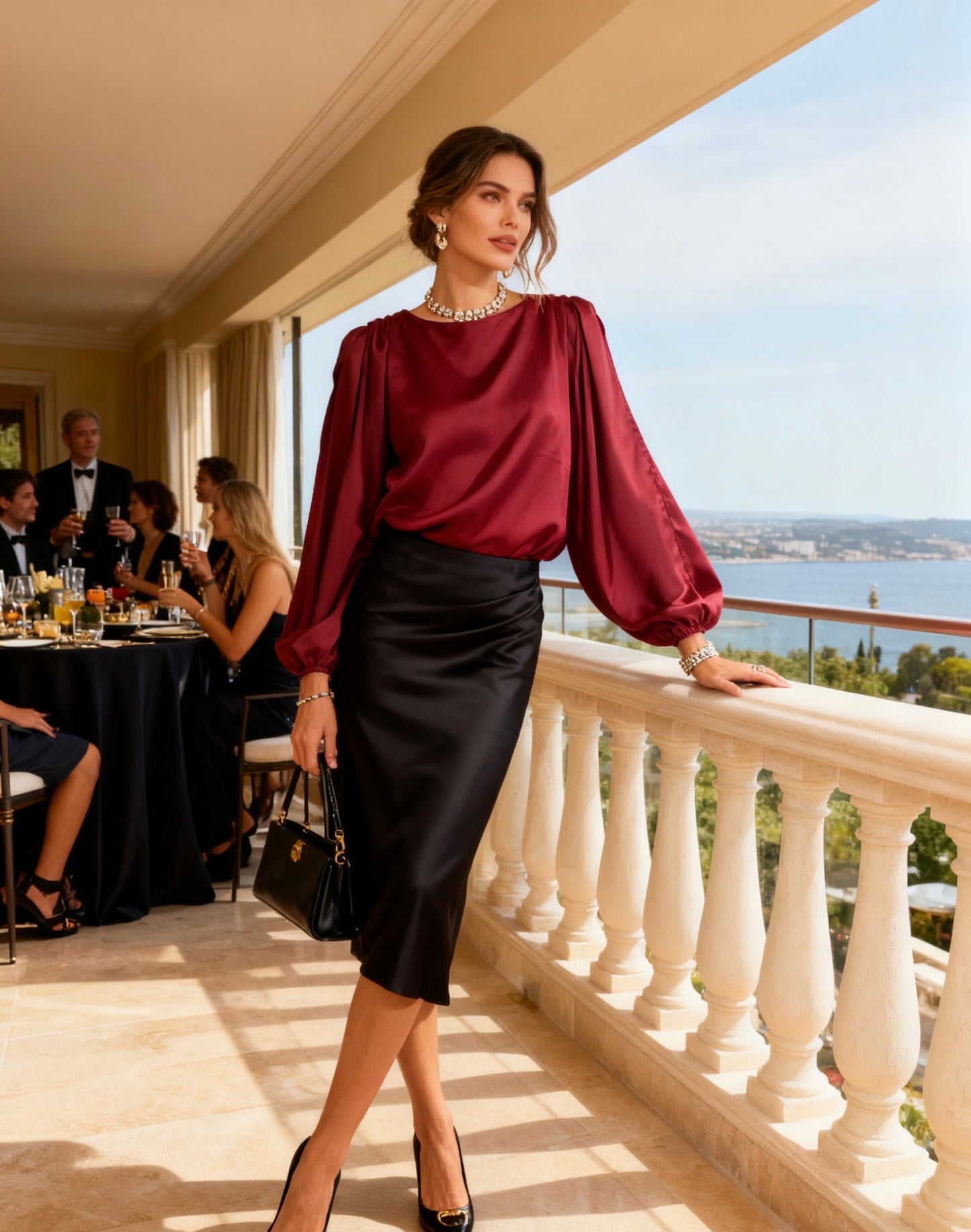 Σατέν Μπλούζα  - Satin Blouse